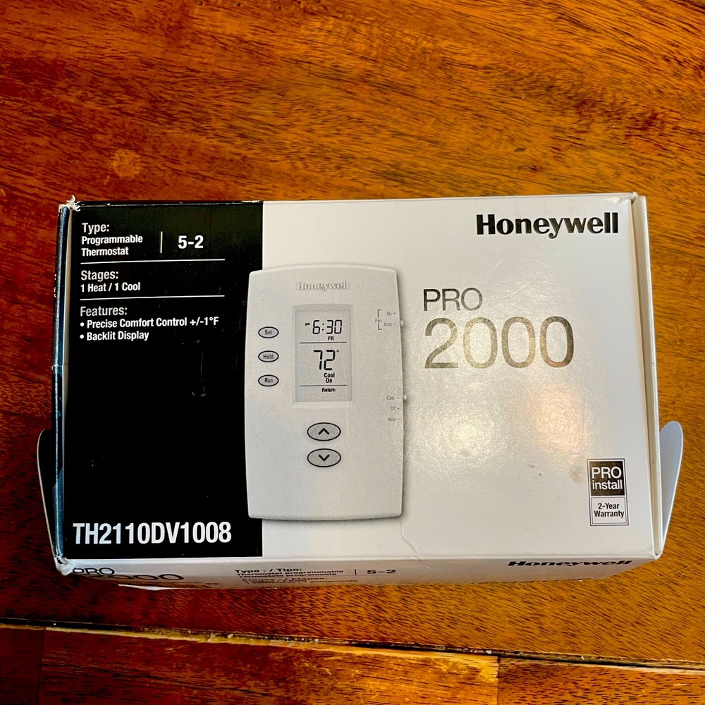 Honeywell programmable thermostat